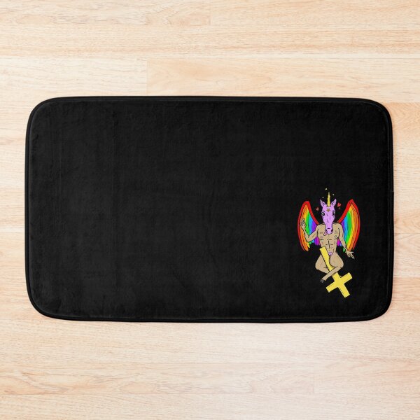 Item preview, Baphomet as a Super Gay and Super Loving and Accepting Unicorn designed and sold by KoalaAndTheBird.