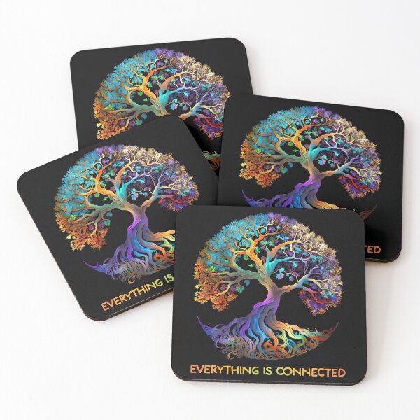 Item preview, Colorful Tree of Life Representing Interconnectedness, Text Version designed and sold by Mythic-Dream.
