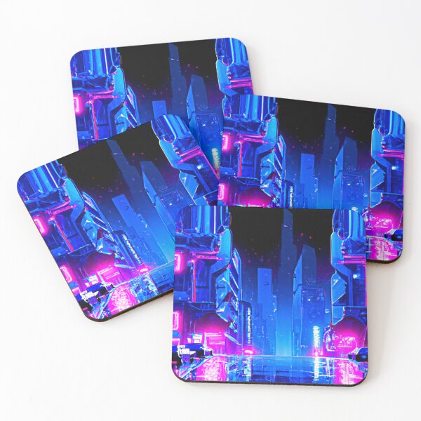 Item preview, Abstract Cyberpunk City | Dystopify  designed and sold by Dystopify.