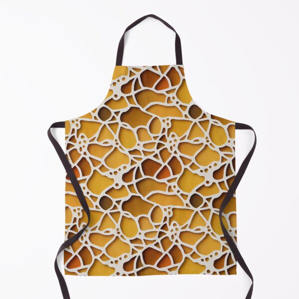 Item preview, Yellow and brown pattern with white stripes designed and sold by YeKnot.