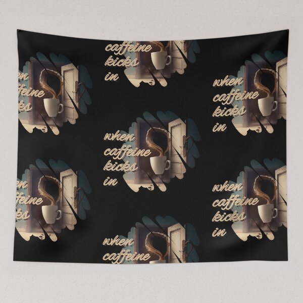 Item preview, When Caffeine Kicks In designed and sold by Cute-Jory-Store.