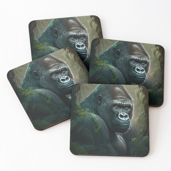 Item preview, Mountain Gorilla Wild Gorilla Stare designed and sold by Brockinator.