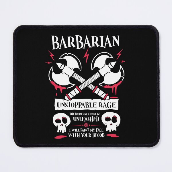 Item preview, D&D ROGUE BARBARIAN - Dungeons & Dragons designed and sold by TeeMonsters.