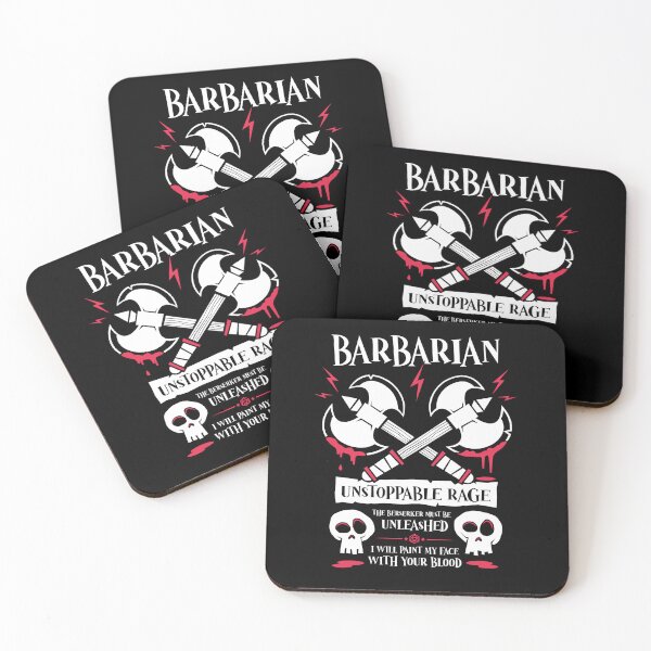 Item preview, D&D ROGUE BARBARIAN - Dungeons & Dragons designed and sold by TeeMonsters.