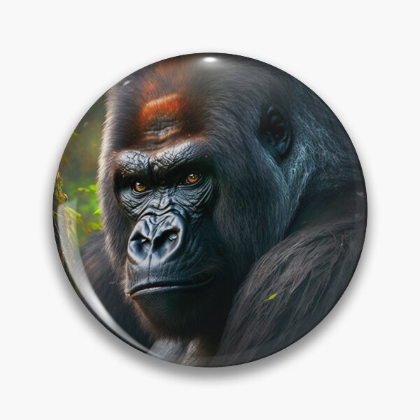 Item preview, Mountain Gorilla Wild Gorilla Stare designed and sold by Brockinator.