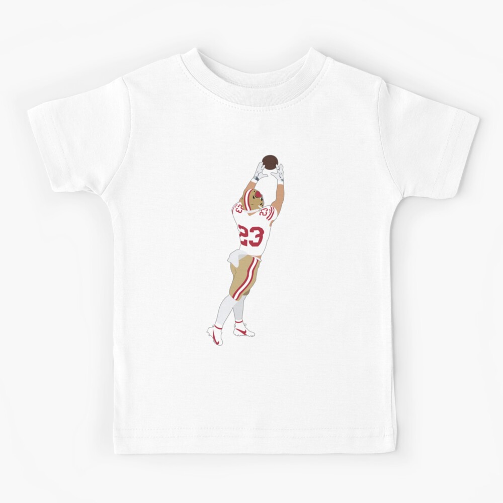 Christian McCaffrey Back-To Kids T-Shirt for Sale by RatTrapTees