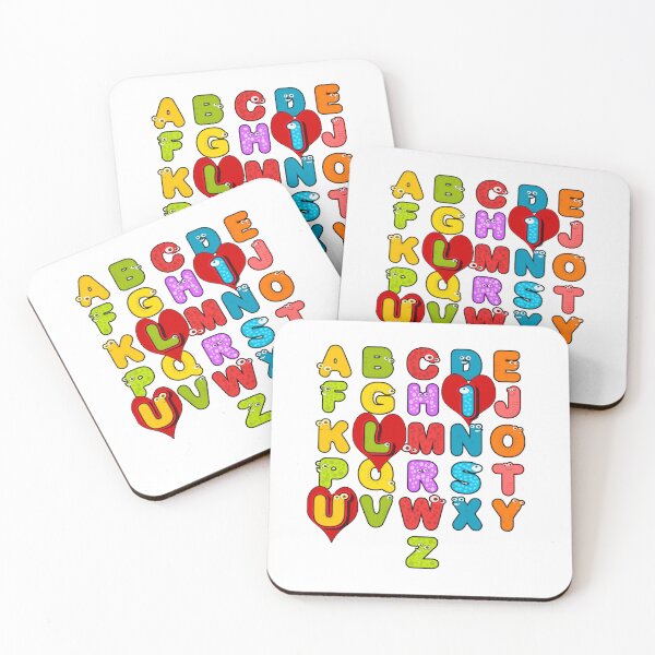 Item preview, ABC Alphabet I Love You English Teacher Valentines Day Gift designed and sold by Goods-by-Jojo.