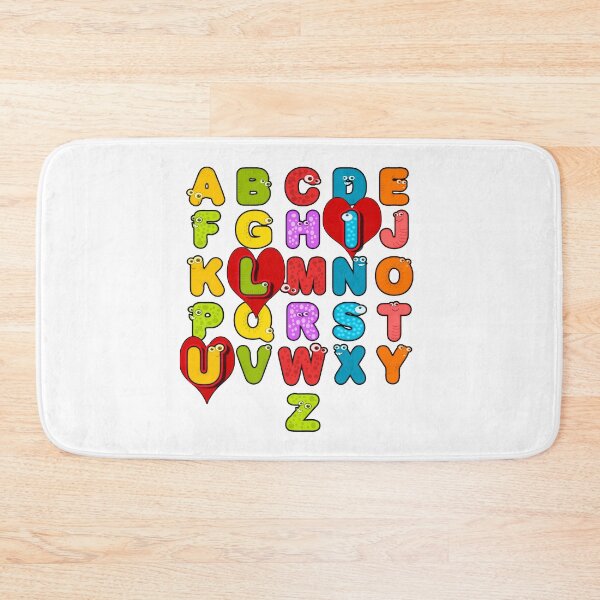 Item preview, ABC Alphabet I Love You English Teacher Valentines Day Gift designed and sold by Goods-by-Jojo.