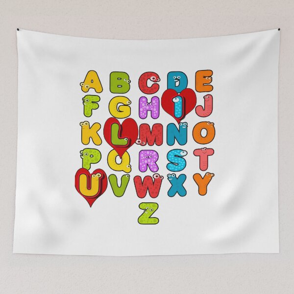Item preview, ABC Alphabet I Love You English Teacher Valentines Day Gift designed and sold by Goods-by-Jojo.