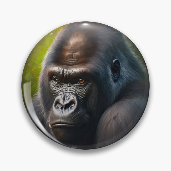 Item preview, Mountain Gorilla Wild Gorilla Stare designed and sold by Brockinator.