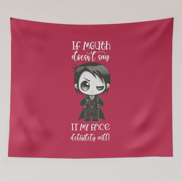 Item preview, If My Mouth Doesn't Say It My Face Definitely Will Take 2 designed and sold by Trinket-Trickster.