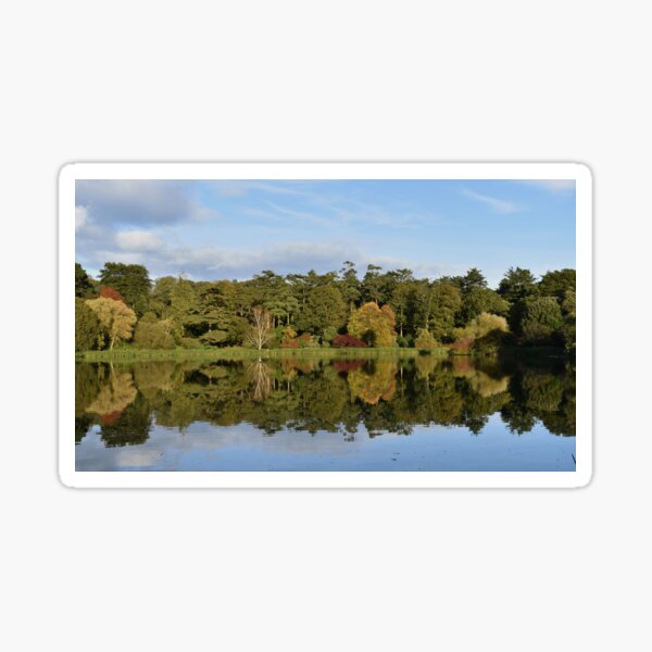 Autumn Lake Sticker