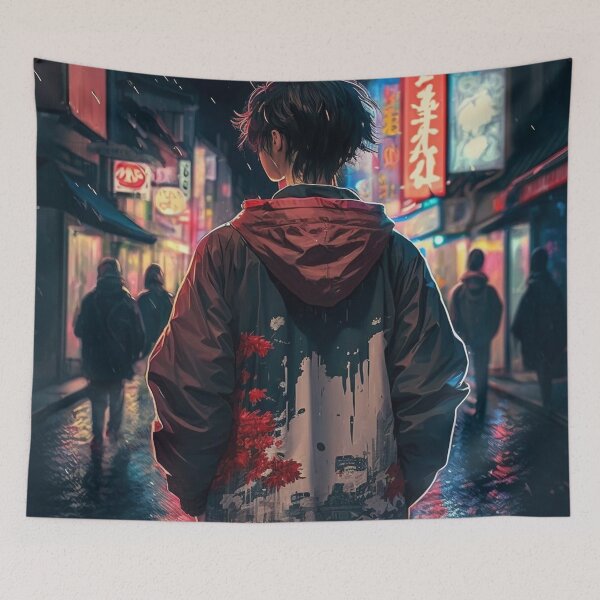 Item preview, Rain in Tokyo designed and sold by OtherVisions.