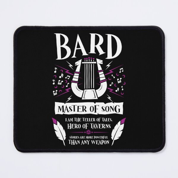 Item preview, D&D BARD Class - Dungeons & Dragons designed and sold by TeeMonsters.