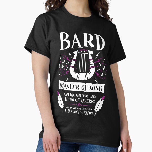 Item preview, D&D BARD Class - Dungeons & Dragons designed and sold by TeeMonsters.