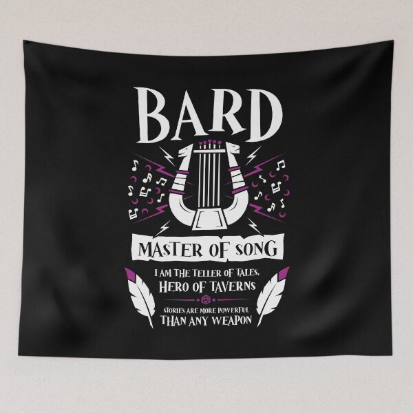 Item preview, D&D BARD Class - Dungeons & Dragons designed and sold by TeeMonsters.