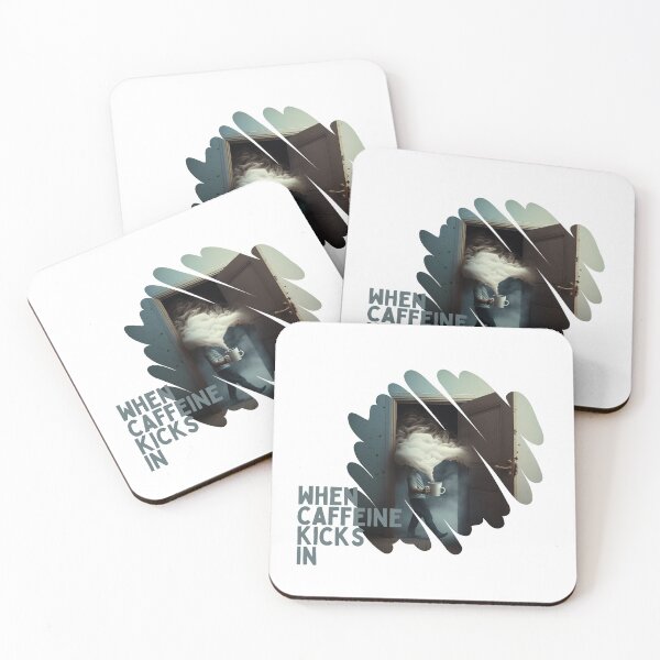 Item preview, When Caffeine Kicks In, New Doors will be Opened Up designed and sold by Cute-Jory-Store.