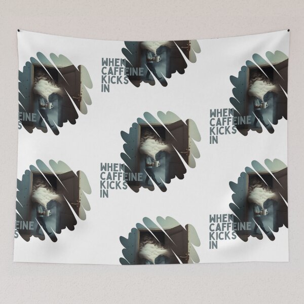 Item preview, When Caffeine Kicks In, New Doors will be Opened Up designed and sold by Cute-Jory-Store.