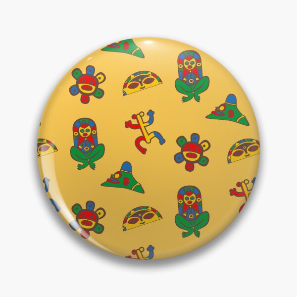 Artikelvorschau, Tainos Puerto Rico Bunte Symbole Coqui Atabey Cemi Sol Luna entworfen und verkauft von byDarling.