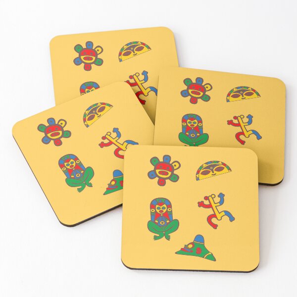 Item preview, Tainos Puerto Rico Colorful Symbols Coqui Atabey Cemi Sun Moon designed and sold by byDarling.
