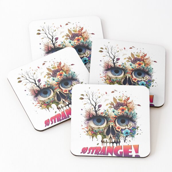 Item preview, So Strange! SkullFlowers 4 designed and sold by VectorVisions.