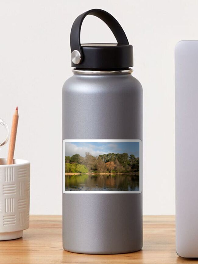 Thumbnail 1 of 3, Sticker, Lake Reflections NI designed and sold by Armstrong-photo.