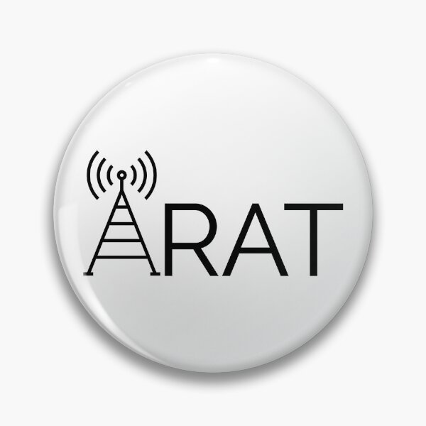Item preview, Small black ARAT logo designed and sold by VE2ATU.