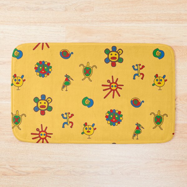 Item preview, Taino Colorful Symbols Puerto Rico Red Yellow Green Blue Brown designed and sold by byDarling.