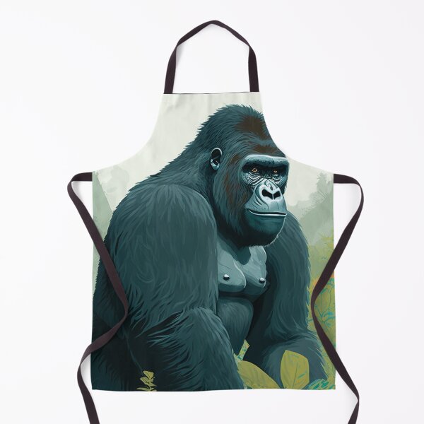 Item preview, Mountain Gorilla Wild Cartoon Gorilla Strong designed and sold by Brockinator.