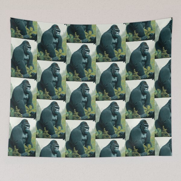 Item preview, Mountain Gorilla Wild Cartoon Gorilla Strong designed and sold by Brockinator.