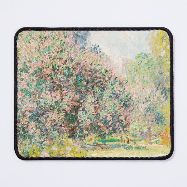 Item preview, Funny Orange Cat in Landscape- The Parc Monceau by Claude Monet designed and sold by evermore-design.