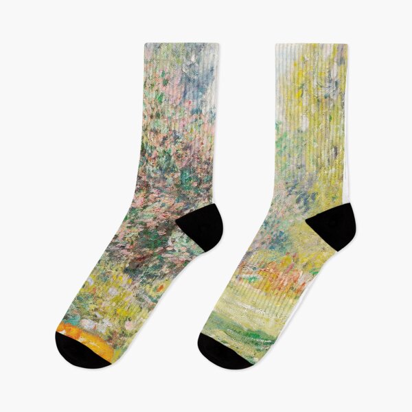 Item preview, Funny Orange Cat in Landscape- The Parc Monceau by Claude Monet designed and sold by evermore-design.