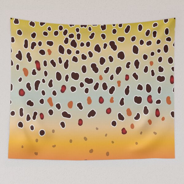 Item preview, Brown Trout Skin Fly Fishing designed and sold by BikeVoucherJr.