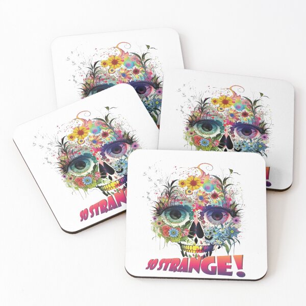 Item preview, So Strange! SkullFlowers 3 designed and sold by VectorVisions.