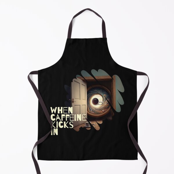 Item preview, When Caffeine Kicks In, All the Doors will be Opened Art designed and sold by Cute-Jory-Store.