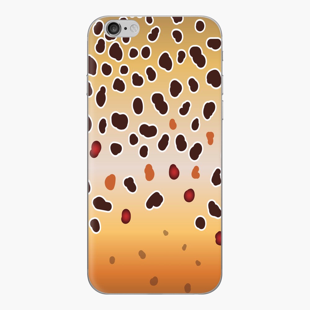 Brown Trout Fly Fishing iPhone Case by letourneau41