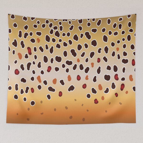 Item preview, Brown Trout Skin Fly Fishing designed and sold by BikeVoucherJr.