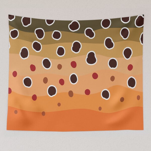 Item preview, Brown Trout Skin designed and sold by BikeVoucherJr.
