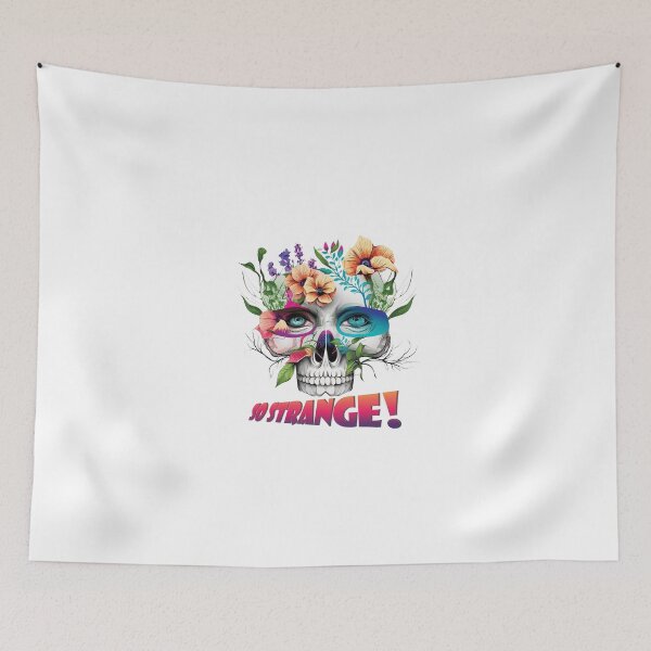 Item preview, So Strange! SkullFlowers 2 designed and sold by VectorVisions.
