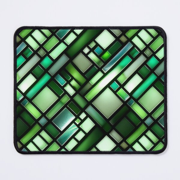 Item preview, Green glass pattern designed and sold by YeKnot.