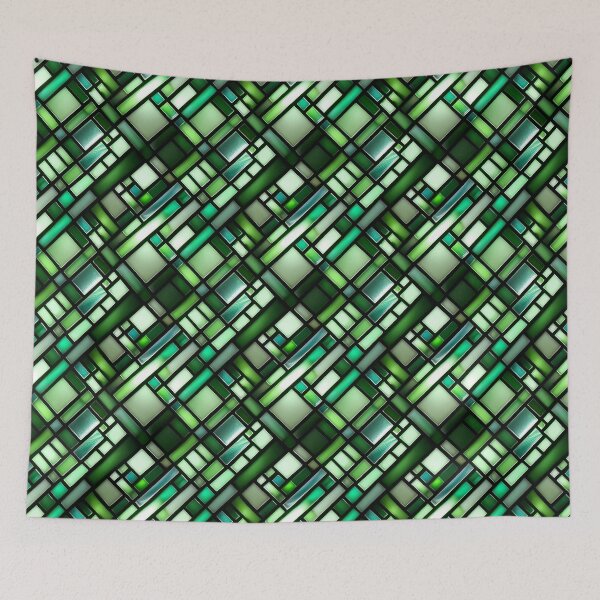 Item preview, Green glass pattern  designed and sold by YeKnot.