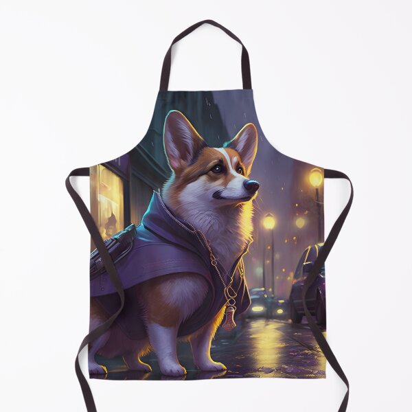 Item preview, Corgi Detective Anime Cyberpunk designed and sold by AIWanderer.