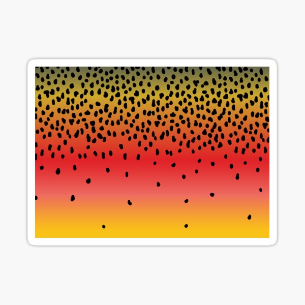 Vista previa del artículo con la obra «Pesca con mosca de piel de trucha degollada», diseñado y vendido por BikeVoucherJr.