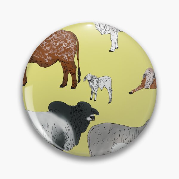 Item preview, Brahman Cattle Yellow designed and sold by Ashley Gagnon.