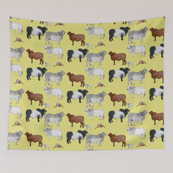 Item preview, Brahman Cattle Yellow designed and sold by Ashley Gagnon.