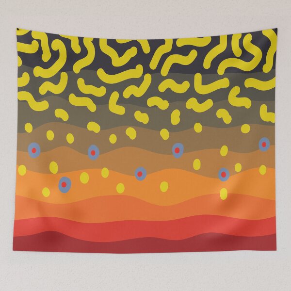 Item preview, Brook Trout Skin designed and sold by BikeVoucherJr.