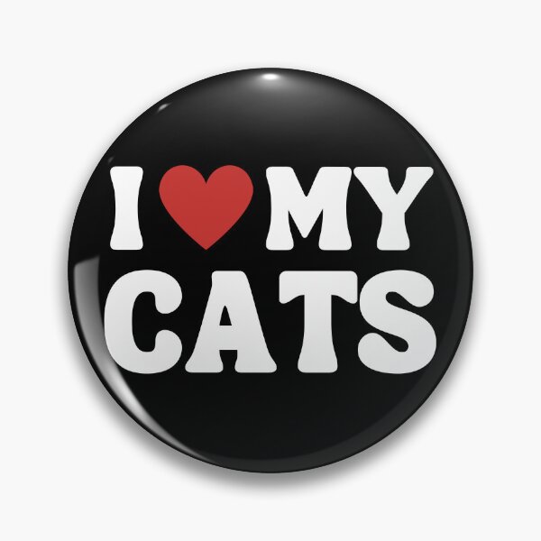 Item preview, I Heart My Cats, I Love My Cats designed and sold by Chickane.