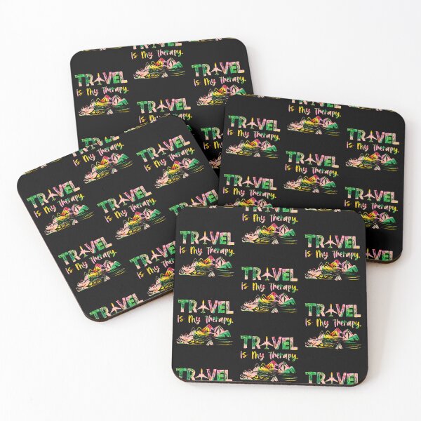 Item preview, Travel Is My Therapy designed and sold by WiseNomad.