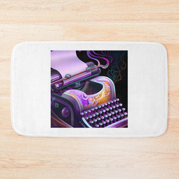 Item preview, Elegant Typewriter with Purple Tones designed and sold by Virtuadmin.