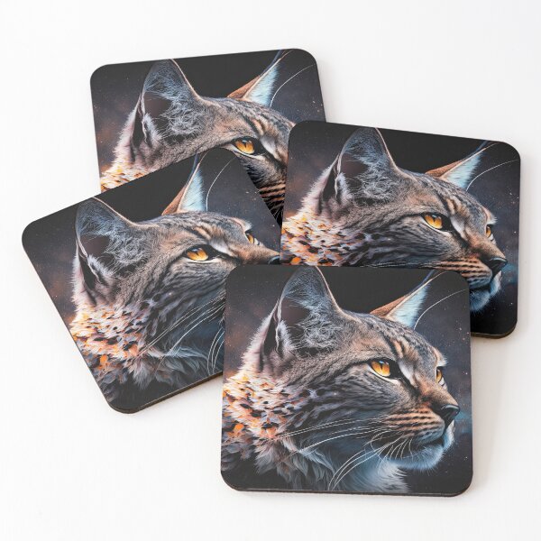 Item preview, Galaxy Lynx (Big Cat) Staring At The Stars designed and sold by dylanjk.